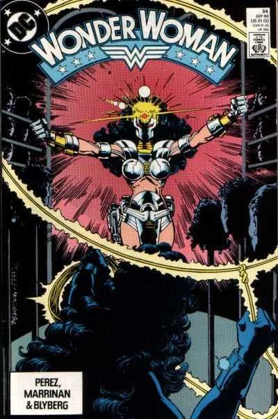 Wonder Woman #34 (1987) cover art