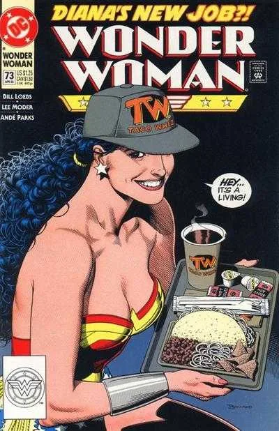 Wonder Woman #73 (1987) cover art