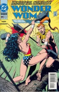 Wonder Woman #91 (1987) cover art