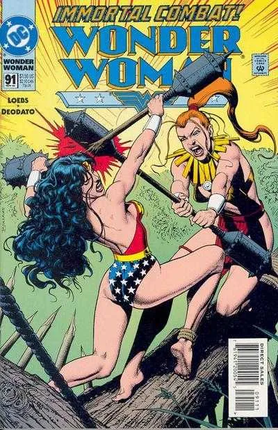 Wonder Woman #91 (1987) cover art
