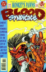 Blood Syndicate #34 (1993) cover art