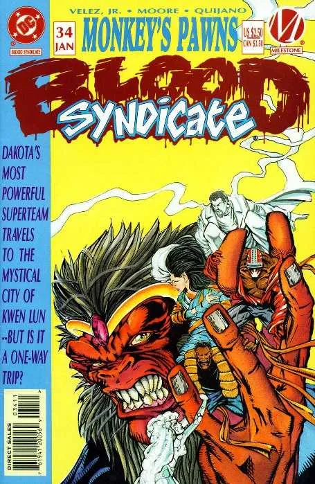 Blood Syndicate #34 (1993) cover art