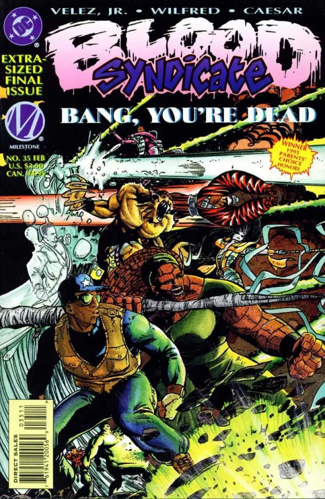 Blood Syndicate #35 (1993) cover art